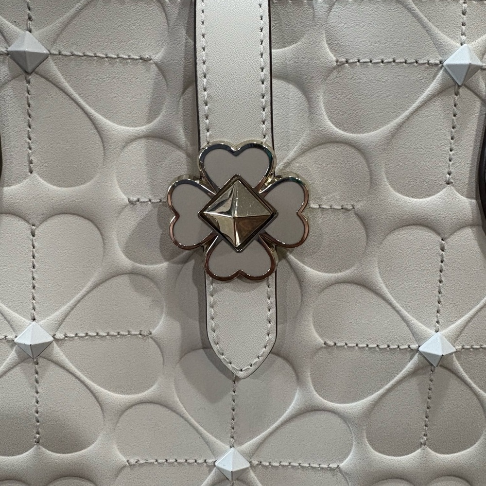 EUC Kate Spade white tote - Picture 3 of 16